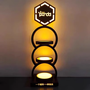 Nhà Máy Nhà sản xuất tùy chỉnh Snack thực phẩm phục vụ khay trái cây sáng LED chiếu sáng trang trí cho Câu lạc bộ đêm khách sạn Thanh KTV - Product Image 5