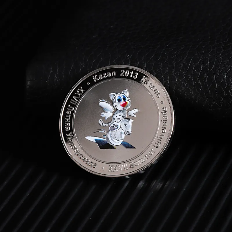 Custom Souvenir Metal Blank Pure Silver 999 1 OZ Coins