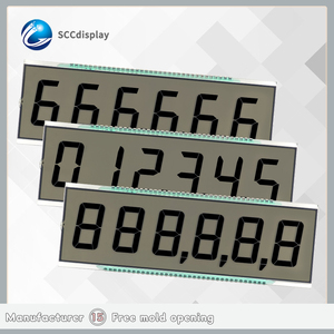 Überlegenes benutzer definiertes HTN Positive Static 7-Segment-Anzeigemodul SJXDGN033 Benutzer definierte LCD-Module mit Dezimal punkt für Kraftstoffsp ender - Product Image 2