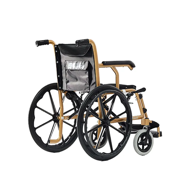 Rollstuhl Hersteller Preis Leichte Treppe deaktiviert Manueller faltbarer Handicap-Rollstuhl