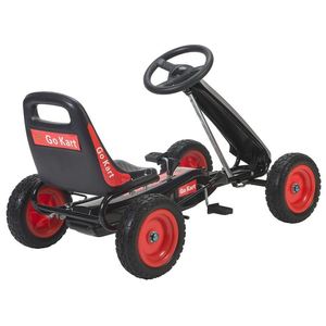 Steel Prime Kart <strong>Racer</strong> 4-Wheel Kids <strong>Pedal</strong> Kart, Red Go Karting and How to Build and Design a Go Kart - Product Image 3