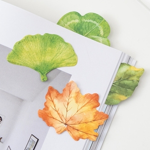 Creative <strong>Shaped</strong> Leaf Note Small Fresh n Times Stick Student Office <strong>Memo</strong> Notes Note <strong>Paper</strong> - Product Image 2