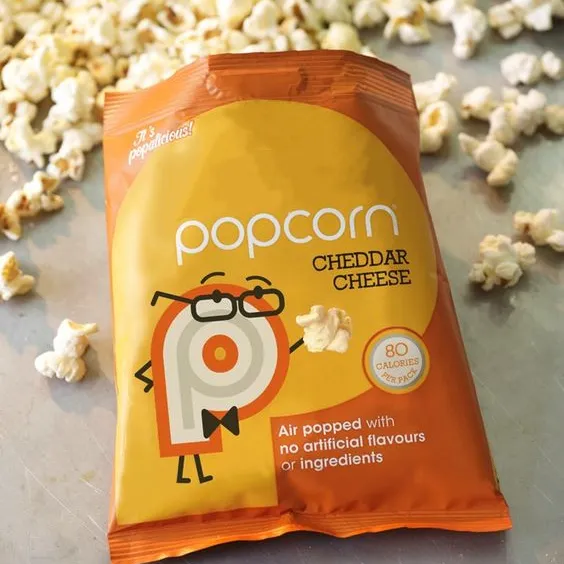 Rotoli di scarto di Film plastico per sacchetti di Film per imballaggio alimentare stampati a colori di dimensioni personalizzate per imballaggi di popcorn con patatine di cioccolato