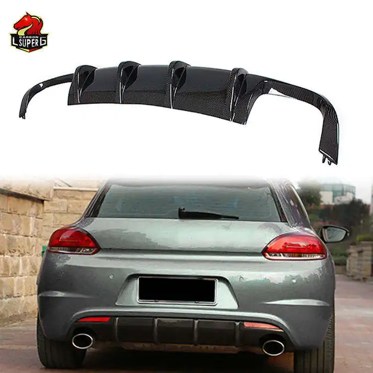 Aileron de toit de Style R32 pour Volkswagen pour VW Golf MK5 2006-2008 en Fiber de carbone, Kit de carrosserie