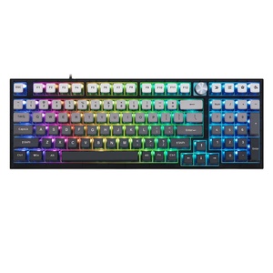 104 Wireless Wholesale Mechanical <strong>Keyboard</strong> Knob Hot-Swappable SideEngraved RGB Wireless <strong>Keyboard</strong> for <strong>Android</strong> Ios windows Devices - Product Image 1