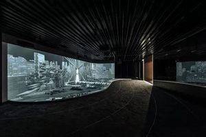 Лазерный датчик прикосновения пальца 5*96 метров на проекторе, изогнутая стена, Интерактивная проекционная система для музея искусства и науки - Product Image 4