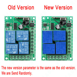 DC 12V 4 Channel RF 433MHz <strong>Wireless</strong> Remote <strong>Control</strong> Switch <strong>Relay</strong> Receiver Module - Product Image 2