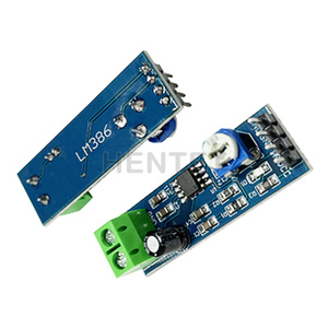 Módulo amplificador Mono Digital Hentet LM386, ganancia de 200 veces, placa de un solo canal, entrada de 5V-12V para altavoz para Kits electrónicos de bricolaje - Product Image 3