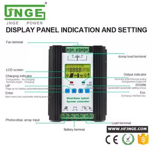 12V 24V 48V Off-Grid PWM regolatore di carica solare energia eolica e Controller di illuminazione - Product Image 2