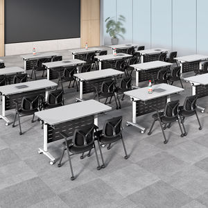 Bureau de formation moderne en bois <span class=keywords><strong>table</strong></span> de conférence transparente pour bureau maison ou école pour hôtels combinaison de meubles - Product Image 2