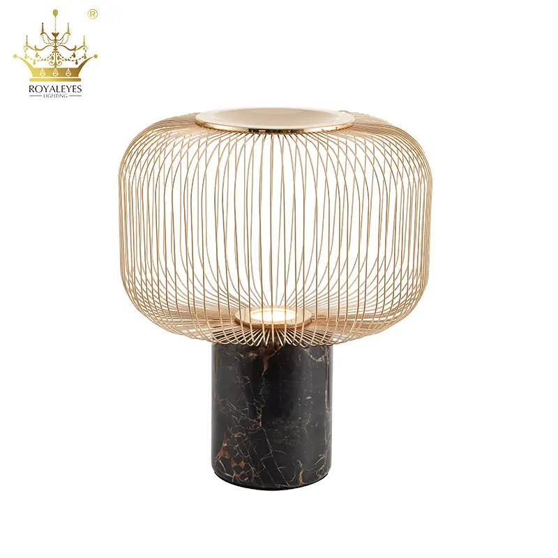 Pérola negra e ouro estudo bens home decorativa luminária ajustável portátil conduziu a lâmpada de mesa moderna para sala de estar