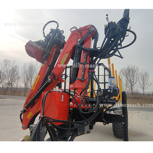 Truk traktor dipasang PTO joystick hidrolik hutan 7.5m 7m 6m Z boom Crane z-fold ambil log <span class=keywords><strong>loader</strong></span> untuk Trailer kayu - Product Image 2
