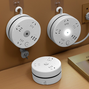 Retractable Storage <strong>Socket</strong> <strong>with</strong> Line <strong>Multi</strong>-<strong>function</strong> <strong>Socket</strong> <strong>USB</strong> Plug-in <strong>Multi</strong>-hole <strong>Socket</strong> Wiring Home Dormitory
