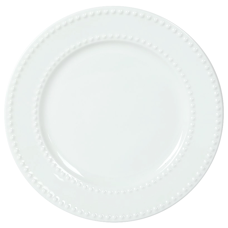 PLACA DE ENSALADA blanca