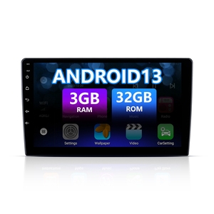 Android 13.0 Auto DVD Player Bildschirm 10 Zoll für alle Autos Radio Din 2 Stereo mit GPS Universal Multimedia Player WiFi - Product Image 1