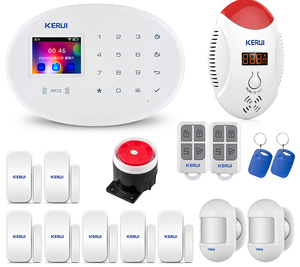 KERUI W204 Smart Home <strong>Alarm</strong> WIFI GSM RFID Card <strong>Security</strong> <strong>Alarm</strong> System With 2.4 Inch TFT Touch Panel Motion Detector <strong>Alarm</strong> - Product Image 1