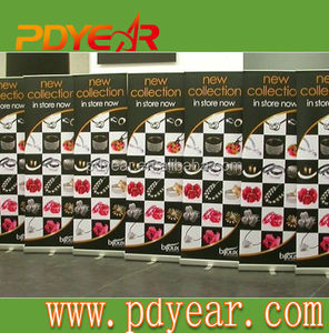 Xách tay có thể thu vào pull-up biểu ngữ hiển thị đứng với in kỹ thuật số quảng cáo nhôm Roll-up biểu ngữ - Product Image 6