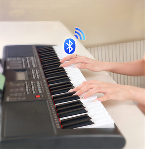 Teclado profesional de simulación, instrumento Musical, pantalla LCD, teclado de 61 teclas, Teclados Musicales con reproductor MIDI y MP3 - Product Image 1