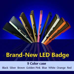 Programm nachricht Aufladbare Blue tooth <span class=keywords><strong>Led</strong></span> Name Abzeichen
