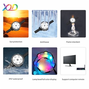 XQD Factory Custom DMX512 RGB RGBW Wasserdichte LED-Außen beleuchtungs lösung IP67 Digitales Pixel licht für Themenparks - Product Image 5