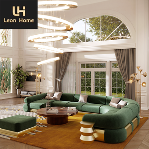Sofá de salón de lujo hecho a medida de gran oferta de fabricante sofá Seccional de nuevo diseño italiano sofá de salón de lujo - Product Image 3