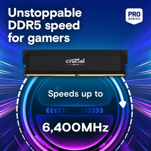 Kit cruciale Pro DDR5 RAM 32GB (2x16GB) 6400MHz CL38, Overclocking memoria di gioco Desktop, compatibile con Intel XMP 3.0 & AMD Expo - Product Image 6