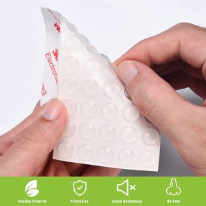 Chống Trượt Cao Su Trong Suốt Âm Thanh Giảm Chấn Chân Cao Su Xi Lanh Tự Dính Cao Su Silicone Bumper Pad - Product Image 3