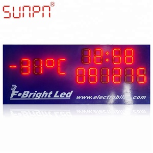 Personalizzato all'aperto GPS indoor led 7 segmenti display a led cifre