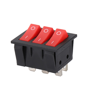KCD9 6 pin 40*33mm kapalı 3 güç basmalı düğme anahtarı 15A 250V 3PST su geçirmez tekne zemini rocker anahtarı olmadan işık - Product Image 2