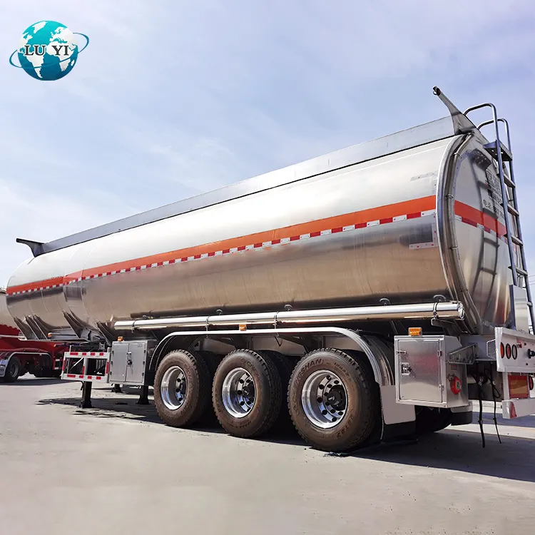 Doğrudan fabrika ADR standart 42000l 36000 45000 60000 litre alüminyum dizel yakıt tankı römorku tankeri kamyon satılık
