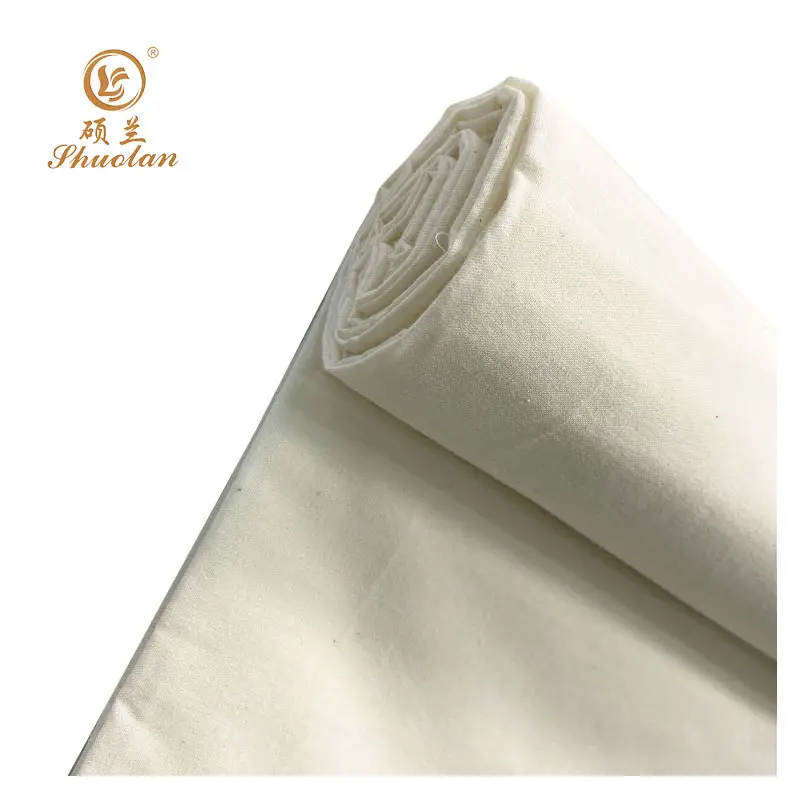 100% Cotton 40x40 133x100 1/1 Plain Greige Fabric