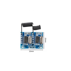 ワイヤレス復号モジュール315Mhz 433Mhz RF無線周波数ワイヤレスリモートコントロールスイッチRF34B - Product Image 1