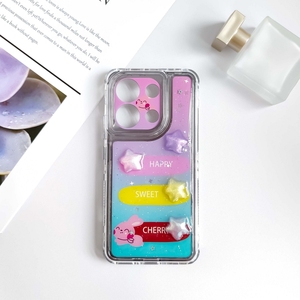 เคสโทรศัพท์มือถือ3D น่ารักใหม่ TPU ลายการ์ตูนอุปกรณ์เสริมตุ๊กตาแวววาวดีไซน์แฟชั่นพิมพ์ลาย360สีสันกันกระแทก - Product Image 4
