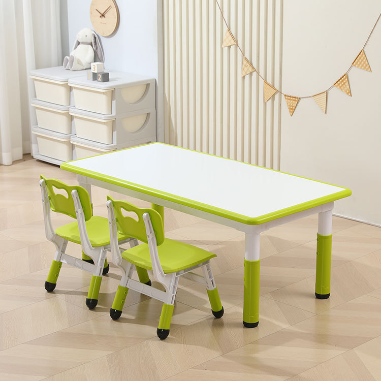 White surface-green