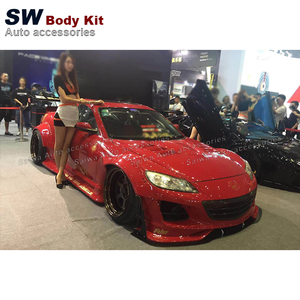 マツダRX8アップグレード改造用高品質ロケットバニースタイルワイドボディキット空気力学性能キット自動車部品 - Product Image 5