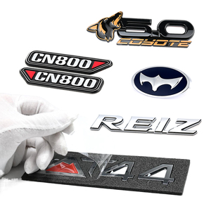 Tùy chỉnh 3D kim loại dán Huy hiệu logo xe nhãn biểu tượng 3D ABS chữ biểu tượng tự động logo cho sửa đổi xe - Product Image 1