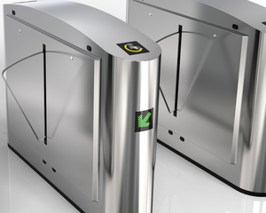 Puertas de torniquete automáticas de alta seguridad, reconocimiento facial, huella dactilar, Control DE ACCESO RFID, sistema de puerta de barrera de torniquete con solapa - Product Image 6
