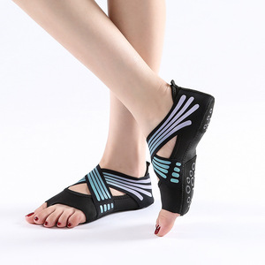 <strong>Elastic</strong> Ballet Dance Socks with <strong>Lycra</strong> Upper Material Toe Pad Practice Shoes for Foot Thong Protection - Product Image 2