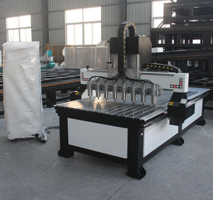 Enrutador rotativo cnc de 4 ejes y 8 cabezales, para muebles, patas de sofá, pies, rifle, gente, figura en relieve 3D, talla cnc - Product Image 1