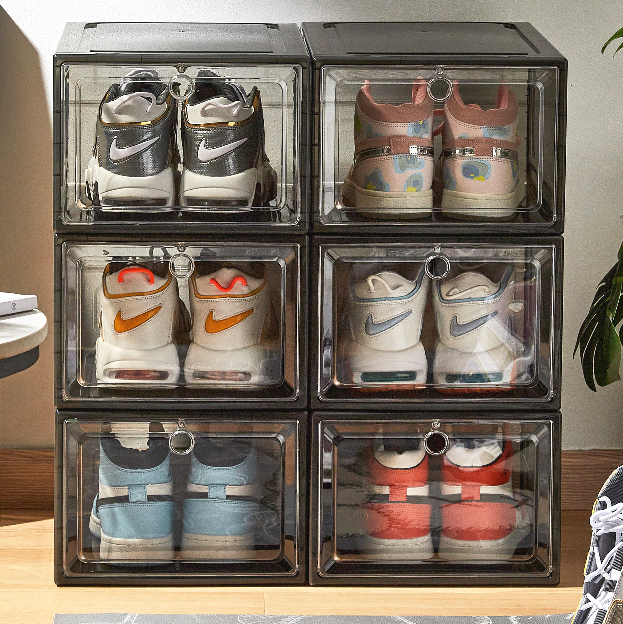 Caída frontal Humo negro