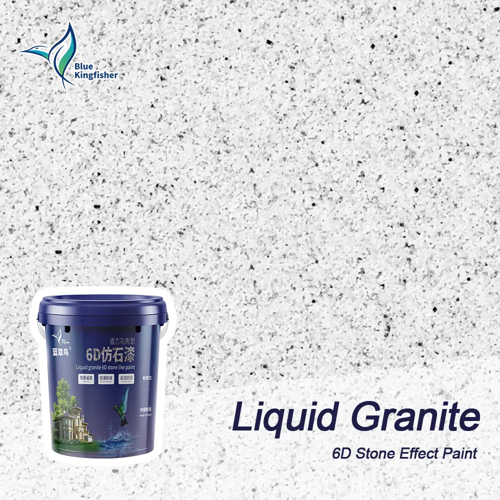 Emulsione acrilica impermeabile senza polvere costruzione pareti interne rivestimento in cemento rivestimenti impermeabilizzanti effetto pietra parete vernice