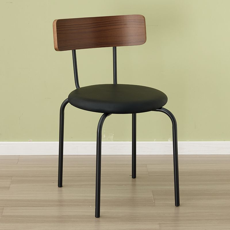Red Walnut - Black Seat - Black Stand