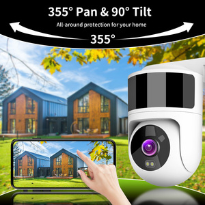 4MP Smart Home Outdoor IP Dome PTZ Blacklight Wifi <strong>Camera</strong> <strong>with</strong> Auto Tracking Built-in Siren <strong>and</strong> Mic CMOS <strong>Sensor</strong> - Product Image 4