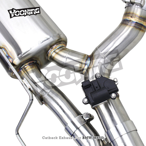 Yooking elektronik valf egzoz sistemi için <span class=keywords><strong>BMW</strong></span> M850/M850i Alpina <span class=keywords><strong>B8</strong></span> G14/G15/4.4.4tt 2020-2023 paslanmaz çelik X boru