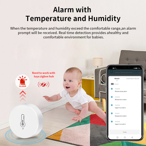 Tuya Smart Zigbee Temperature and <strong>Humidity</strong> <strong>Sensor</strong> Remote Monitor by Smart Life APP Battery Powered Work With Alexa Google Home - Product Image 5