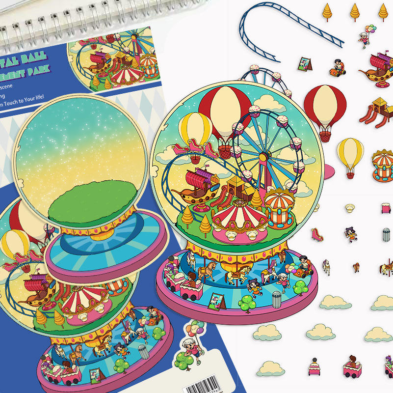 Colorful-Crystal Ball Amusement Park