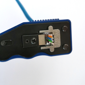 อุปกรณ์จับจีบและทดสอบสายเคเบิ้ลเครื่องมือหนีบ Rj45สีแดง Rj45 Pro - Product Image 5