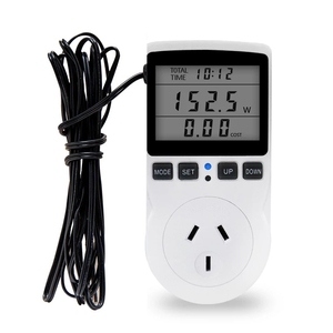 Controlador de termostato con pantalla LCD multifuncional, enchufe Digital con función de sincronización, Detector de temperatura de refrigeración y calefacción - Product Image 2
