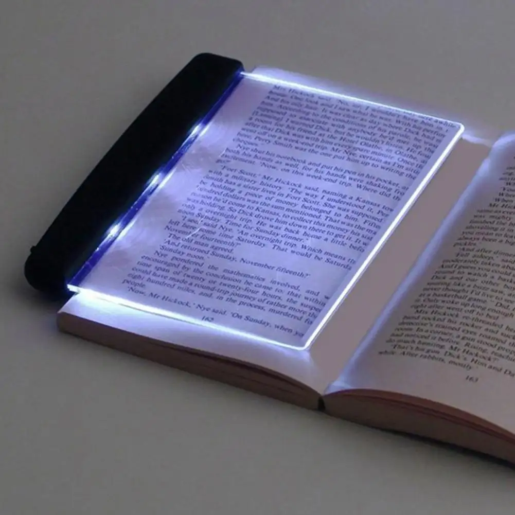Çok fonksiyonlu göz koruması Lightwedge öğrencileri düz Panel gece görüş Led kitap okuma ışığı