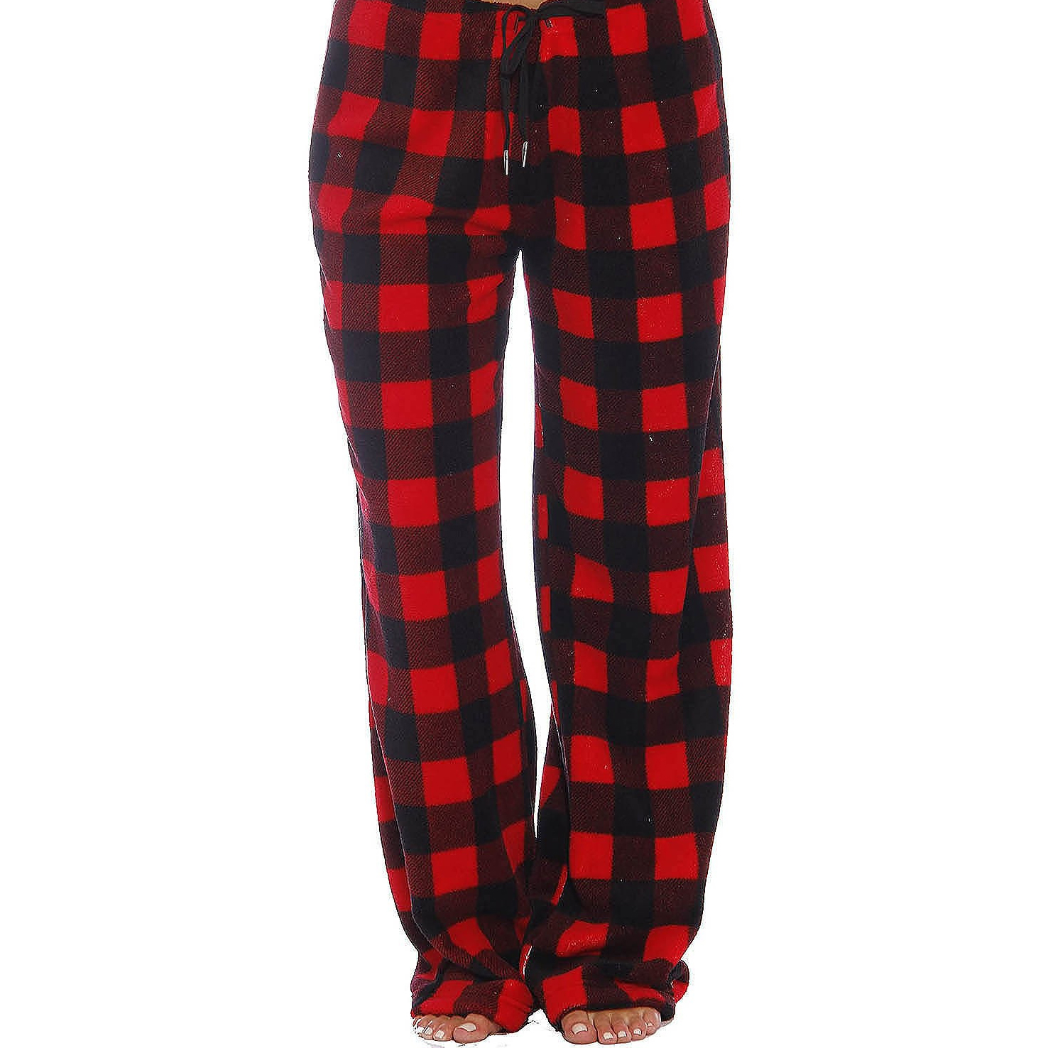 Plaid rosso e nero